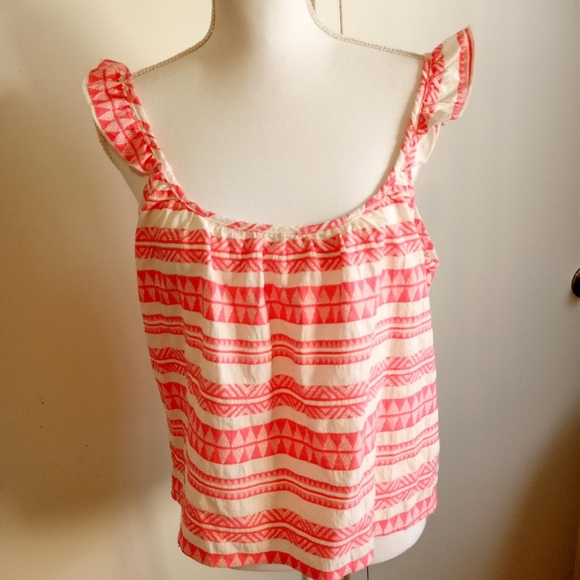 Women's Tank top Sleeveless Blouse Médium 100%Cotton - Picture 1 of 7